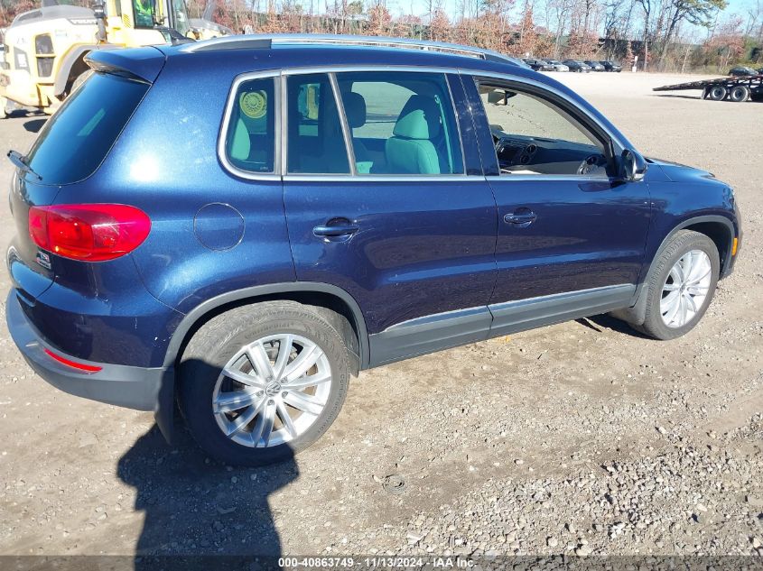 VIN WVGBV7AXXGW520918 2016 Volkswagen Tiguan, SE no.4