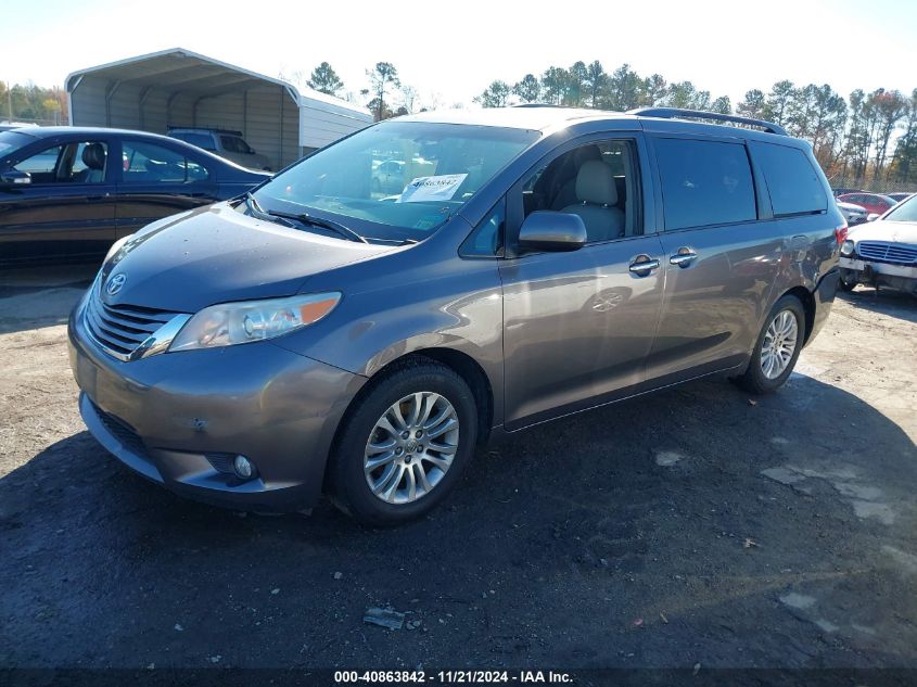 2016 Toyota Sienna Xle 8 Passenger VIN: 5TDYK3DC2GS699545 Lot: 40863842