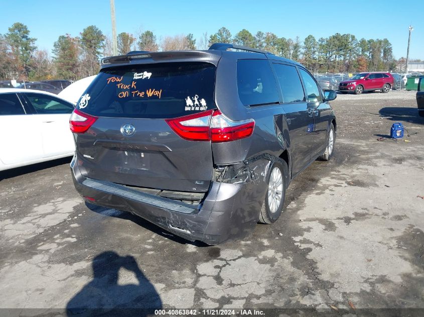 2016 Toyota Sienna Xle 8 Passenger VIN: 5TDYK3DC2GS699545 Lot: 40863842