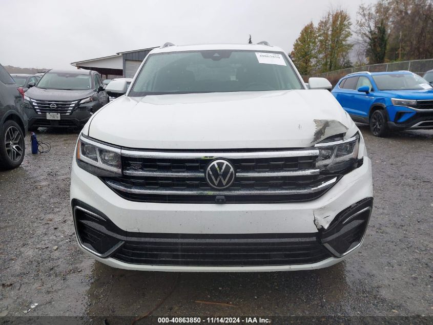 2021 Volkswagen Atlas 3.6L V6 Sel Premium R-Line VIN: 1V2FR2CA3MC556872 Lot: 40863850