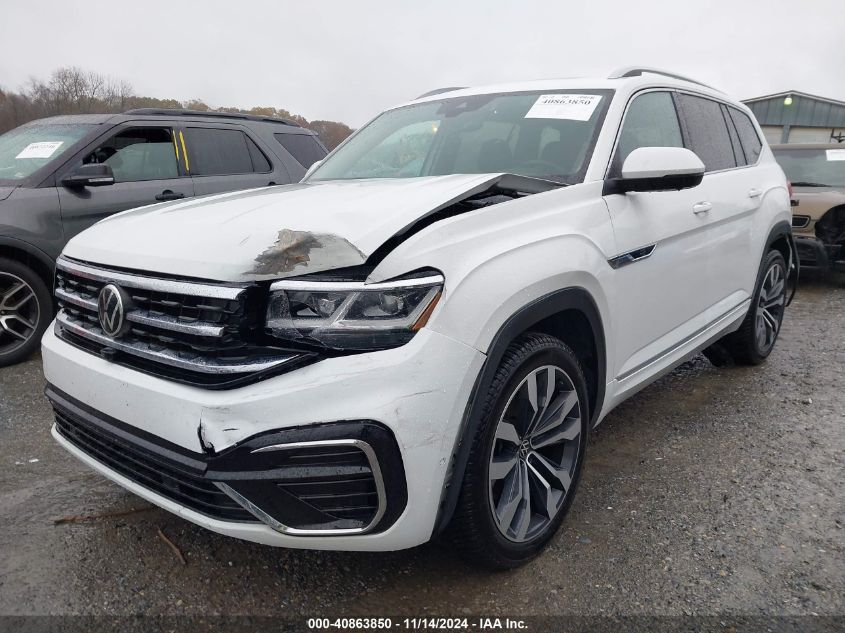 2021 Volkswagen Atlas 3.6L V6 Sel Premium R-Line VIN: 1V2FR2CA3MC556872 Lot: 40863850