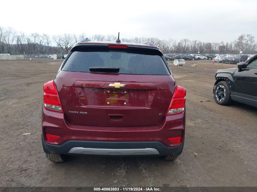 2017 Chevrolet Trax Lt VIN: 3GNCJPSB0HL276217 Lot: 40863883