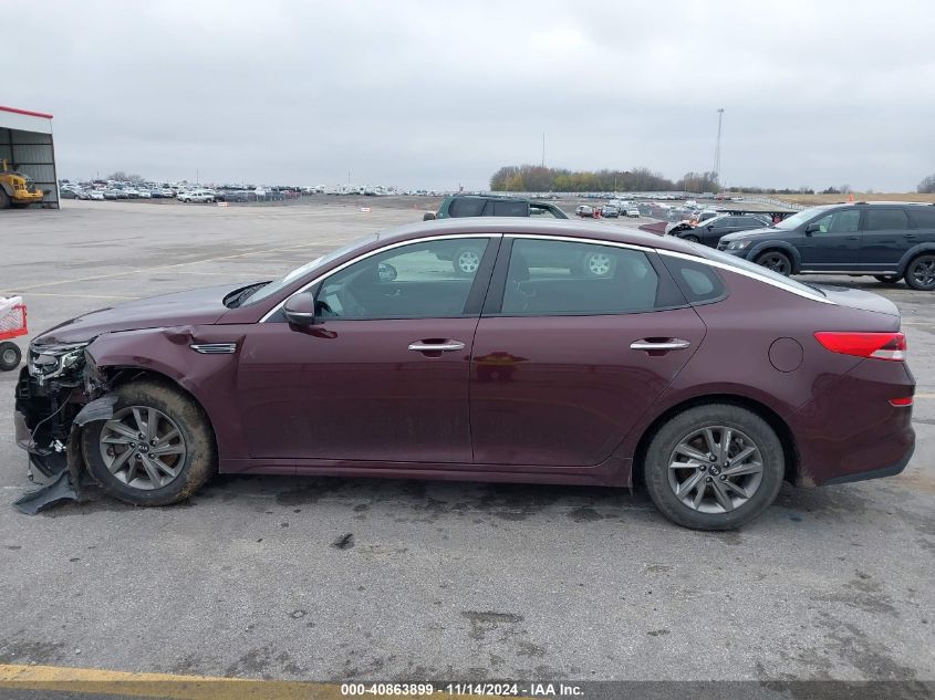 2019 Kia Optima Lx VIN: 5XXGT4L35KG339342 Lot: 40863899