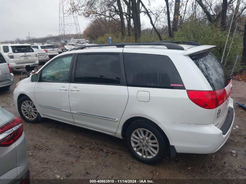 2008 Toyota Sienna Limited VIN: 5TDZK22C58S108059 Lot: 40863910