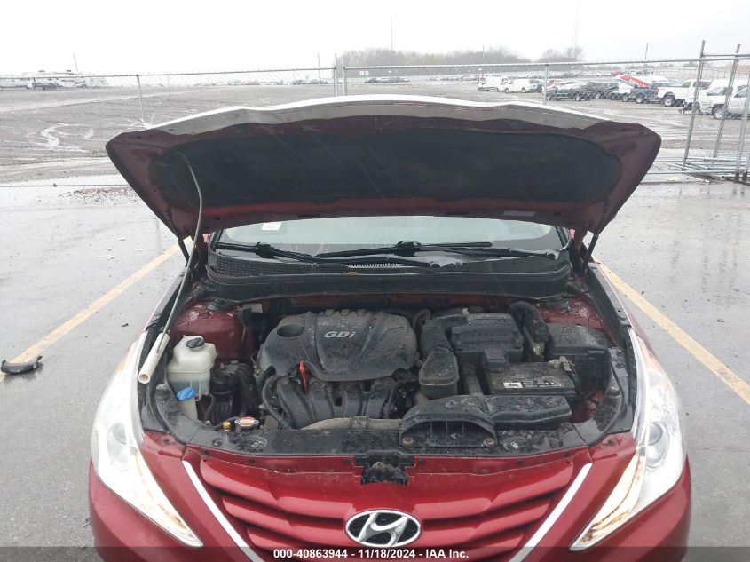 2013 Hyundai Sonata Gls VIN: 5NPEB4ACXDH522319 Lot: 40863944