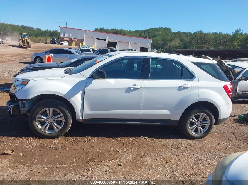 2017 Chevrolet Equinox Ls VIN: 2GNALBEK2H1529751 Lot: 40863950