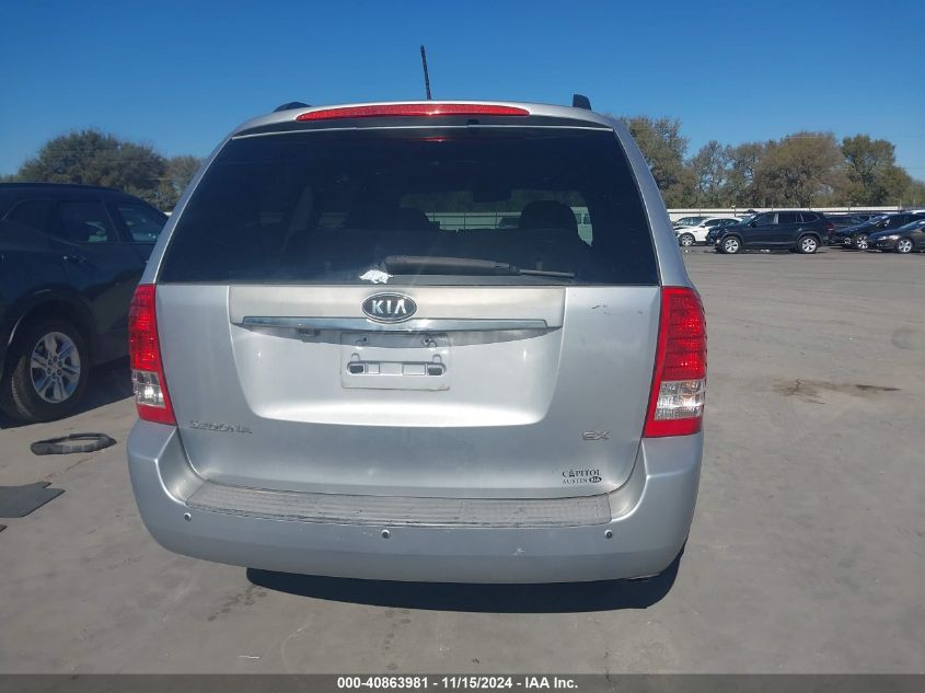 2011 Kia Sedona Ex VIN: KNDMH4C76B6369925 Lot: 40863981