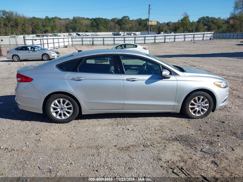 2017 Ford Fusion S VIN: 3FA6P0G74HR103156 Lot: 40863985