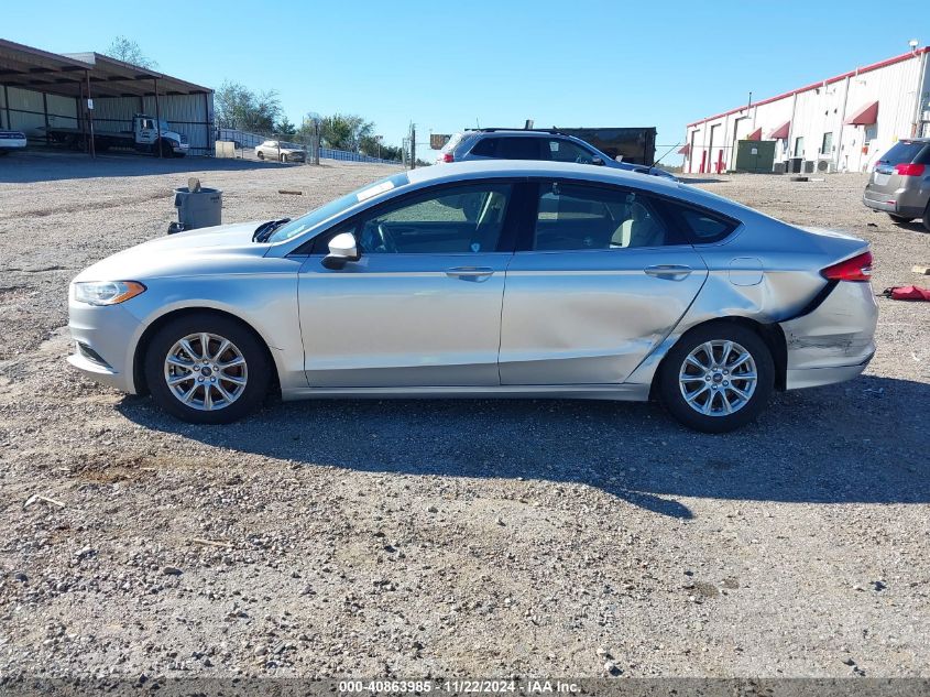 2017 Ford Fusion S VIN: 3FA6P0G74HR103156 Lot: 40863985