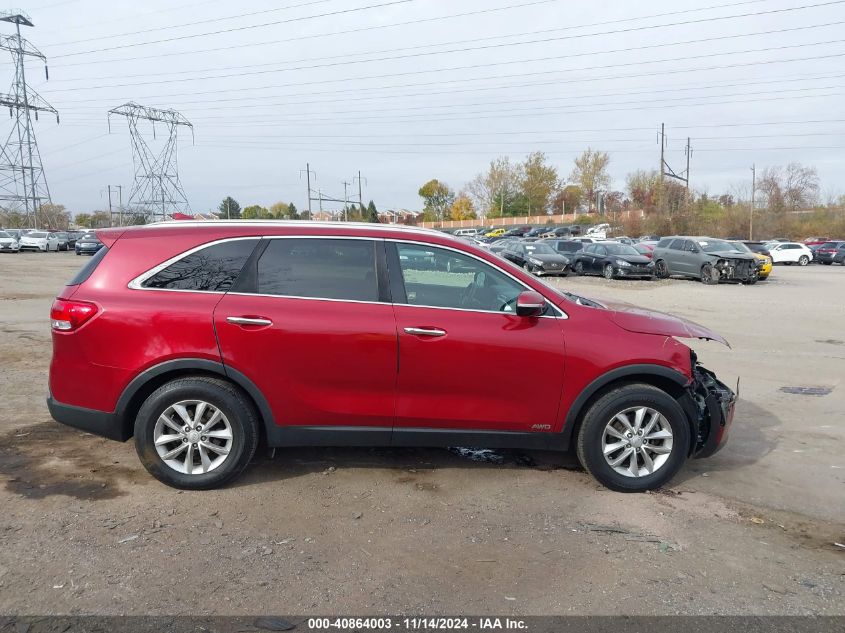 2016 Kia Sorento 2.4L Lx VIN: 5XYPGDA33GG156497 Lot: 40864003