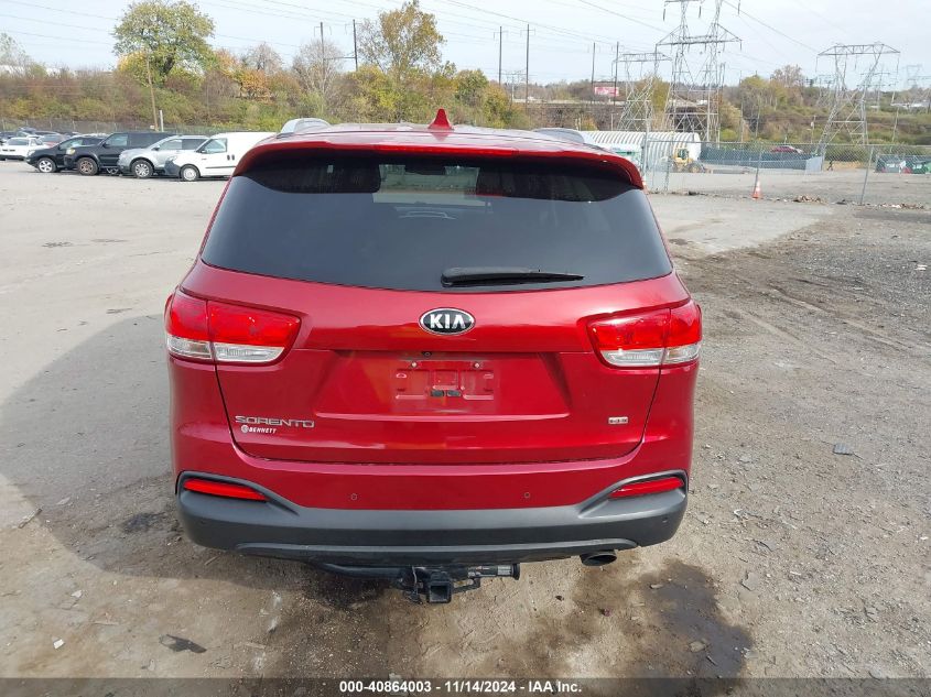 2016 Kia Sorento 2.4L Lx VIN: 5XYPGDA33GG156497 Lot: 40864003