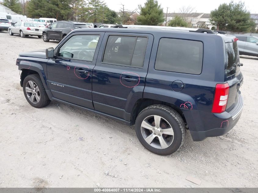 VIN 1C4NJPFA6HD134351 2017 Jeep Patriot, High Altit... no.3