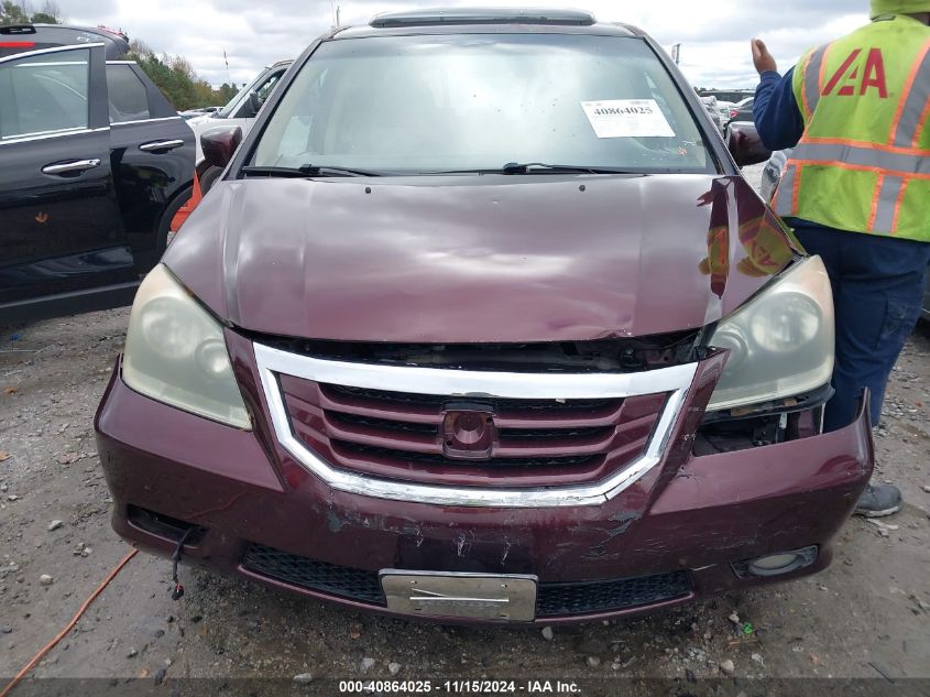 2010 Honda Odyssey Touring VIN: 5FNRL3H96AB087117 Lot: 40864025