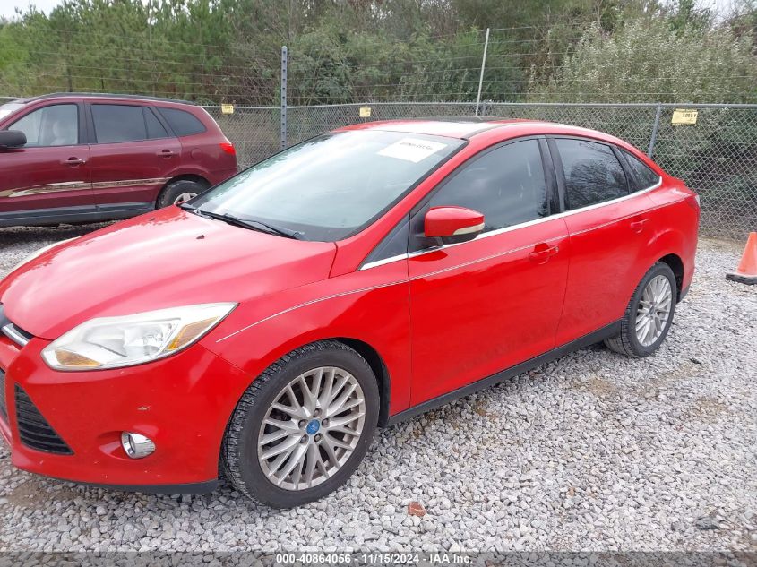 2012 Ford Focus Sel VIN: 1FAHP3H26CL105494 Lot: 40864056