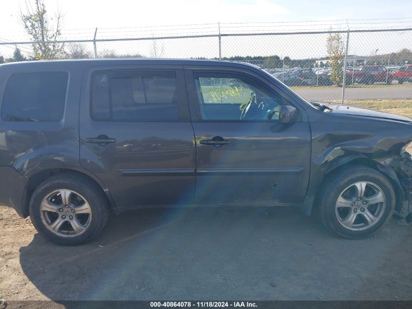 2013 Honda Pilot Ex-L VIN: 5FNYF4H50DB051417 Lot: 40864078