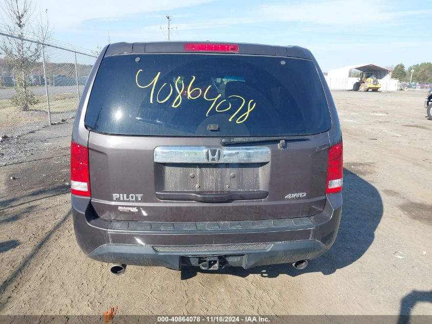 2013 Honda Pilot Ex-L VIN: 5FNYF4H50DB051417 Lot: 40864078