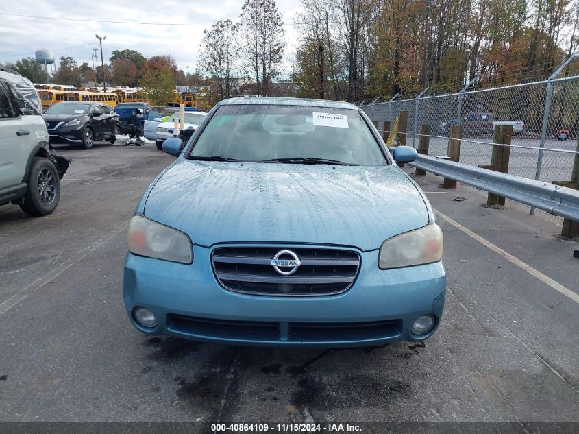 2002 Nissan Maxima Gle VIN: JN1DA31A82T317553 Lot: 40864109