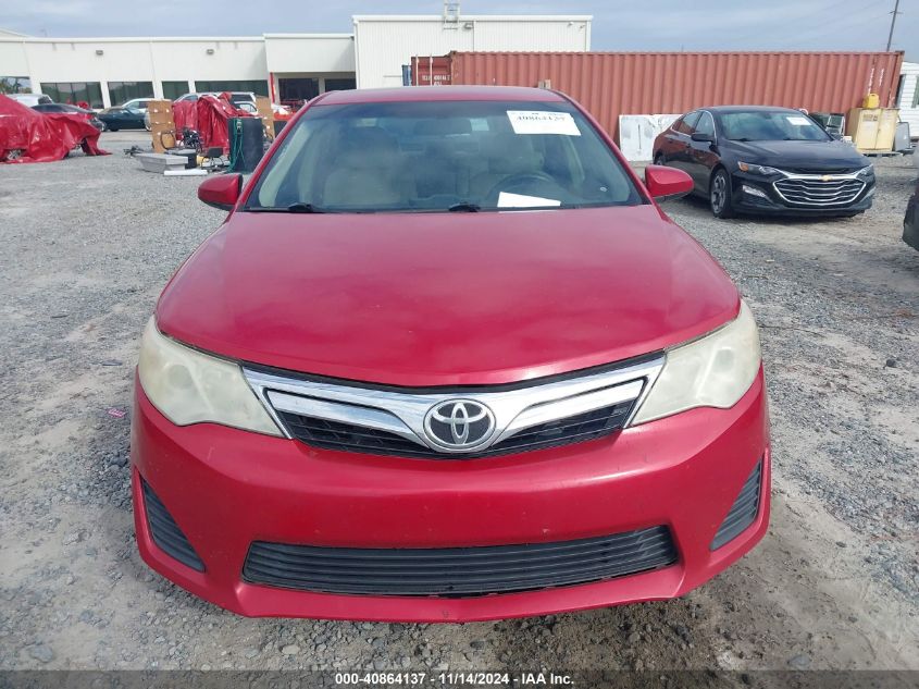 2012 Toyota Camry Le VIN: 4T1BF1FKXCU502934 Lot: 40864137