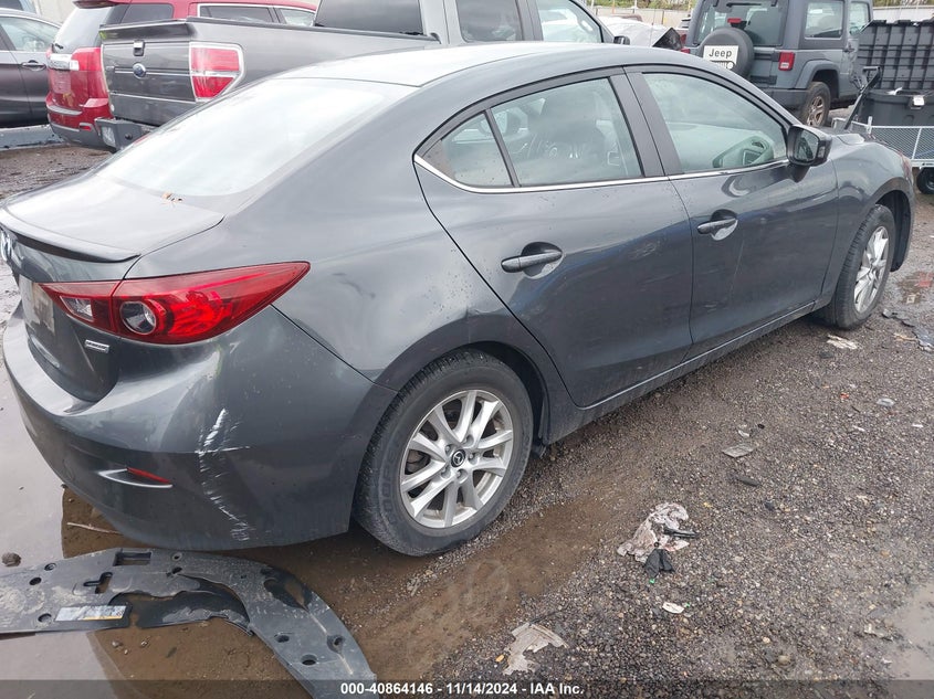 Vin: 3mzbm1v7xfm169308, lot: 41353787, mazda mazda3 i touring 20154