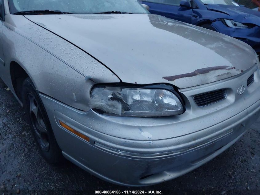 1998 Oldsmobile Cutlass Gls VIN: 1G3NG52M3W6337895 Lot: 40864155