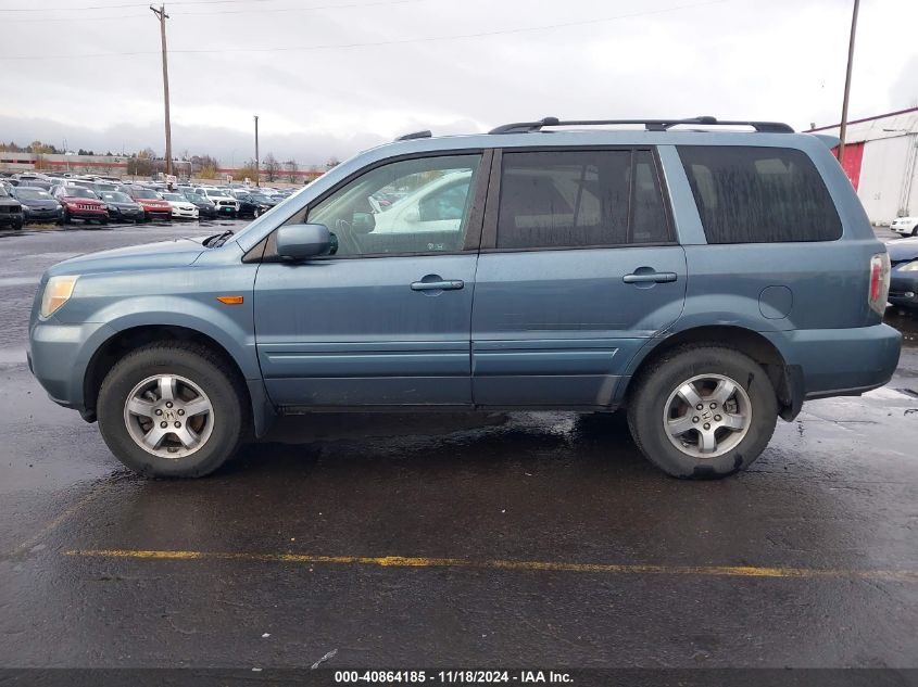 2007 Honda Pilot Exl VIN: 2HKYF185X7H536068 Lot: 40864185