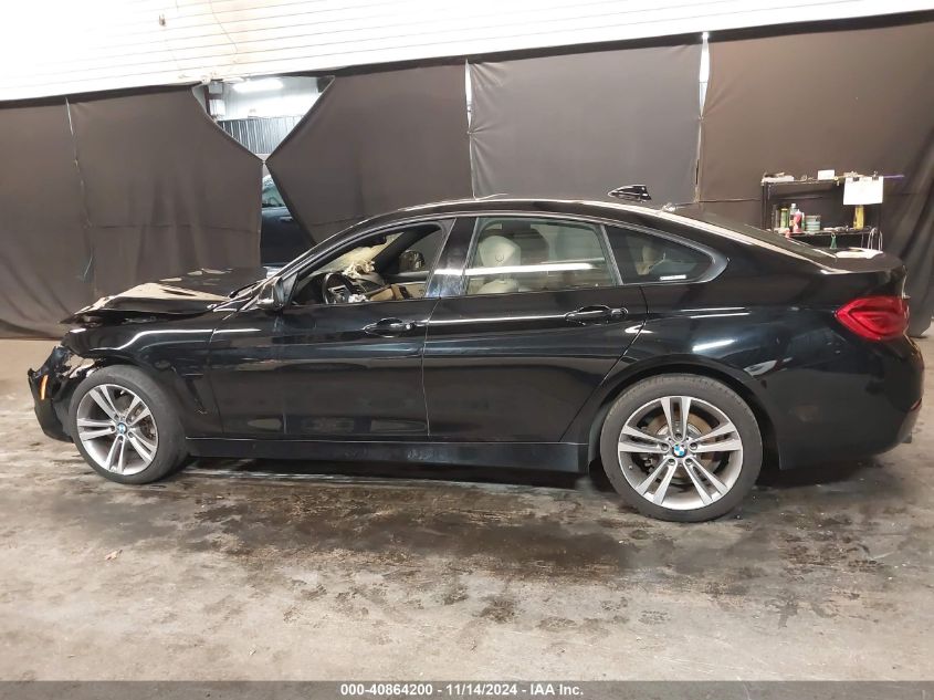 2018 BMW 430I Gran Coupe xDrive VIN: WBA4J3C56JBL03844 Lot: 40864200