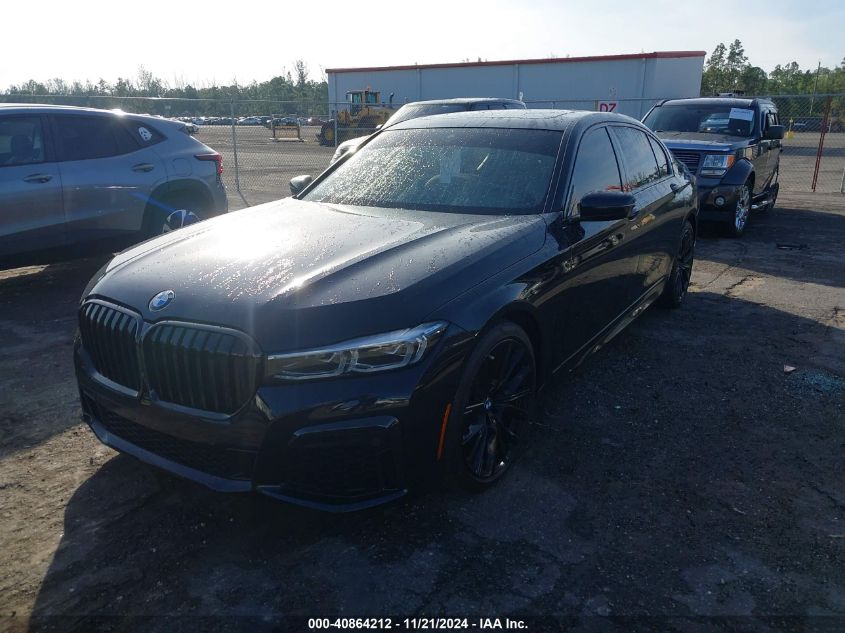 2021 BMW 740I VIN: WBA7T2C09MCE62817 Lot: 40864212