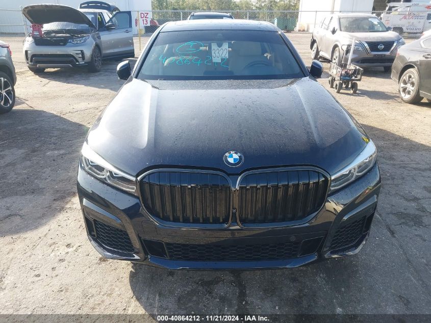 2021 BMW 740I VIN: WBA7T2C09MCE62817 Lot: 40864212