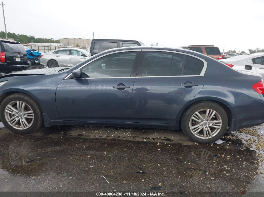 2012 Infiniti G37 Journey VIN: JN1CV6AP9CM624991 Lot: 40864238