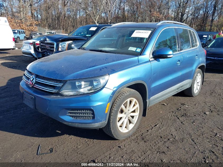 2017 VOLKSWAGEN TIGUAN 2.0T WOLFSBURG EDITION - WVGSV7AX6HW501283