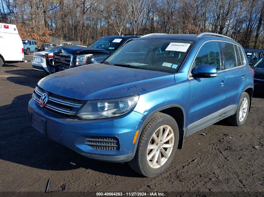 2017 VOLKSWAGEN TIGUAN 2.0T WOLFSBURG EDITION - WVGSV7AX6HW501283