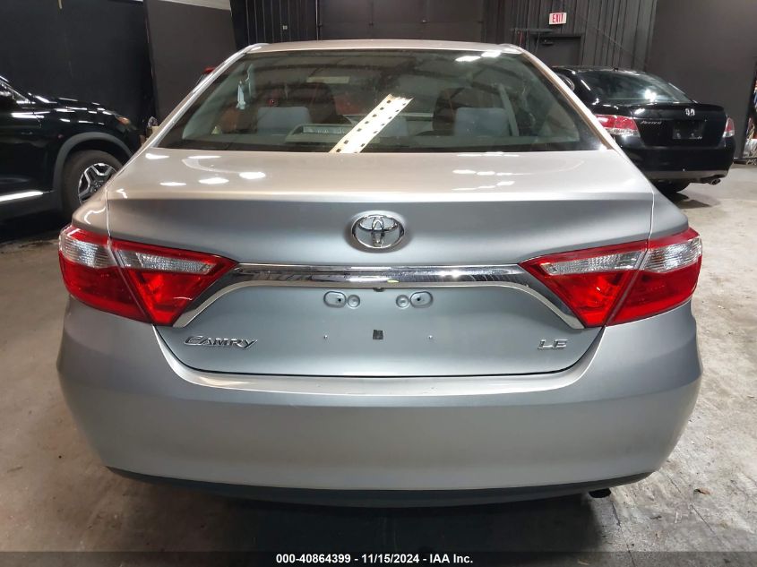 2015 Toyota Camry Le VIN: 4T1BF1FK3FU992833 Lot: 40864399