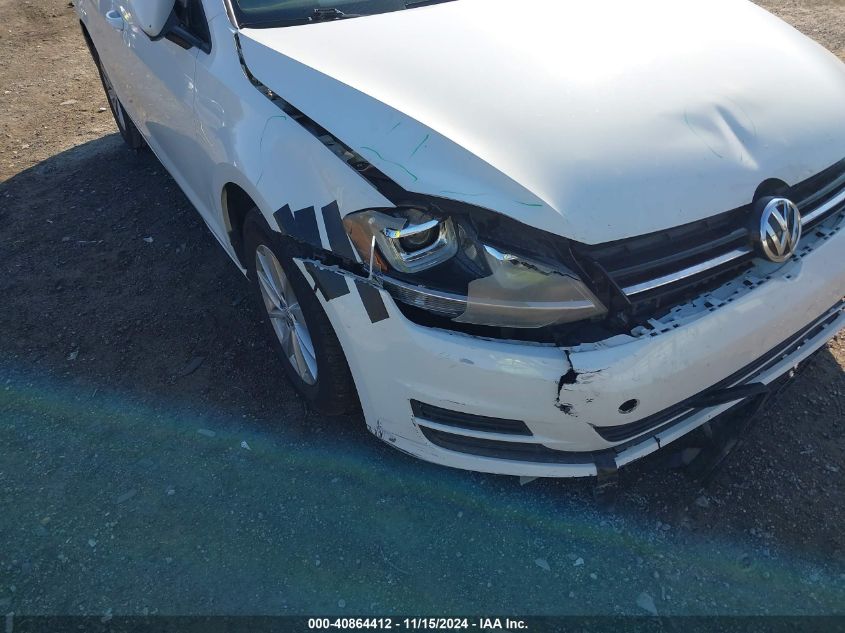 2015 VOLKSWAGEN GOLF VIN: 3VW217AU3FM009388