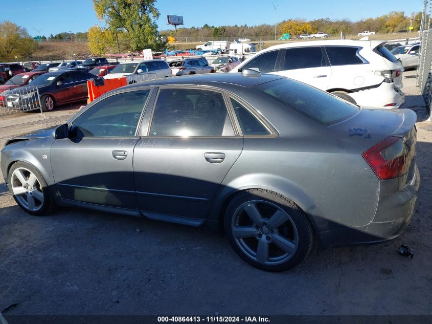 2004 Audi A4 1.8T VIN: WAULC68E54A086538 Lot: 40864413