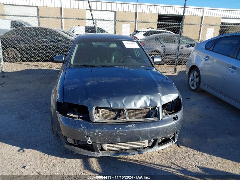 2004 Audi A4 1.8T VIN: WAULC68E54A086538 Lot: 40864413