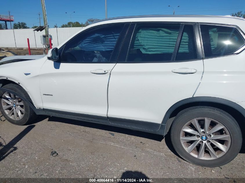 2015 BMW X3 xDrive28I VIN: 5UXWX9C53F0D48452 Lot: 40864416