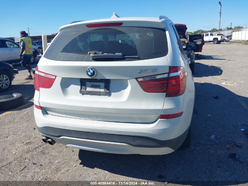 2015 BMW X3 xDrive28I VIN: 5UXWX9C53F0D48452 Lot: 40864416