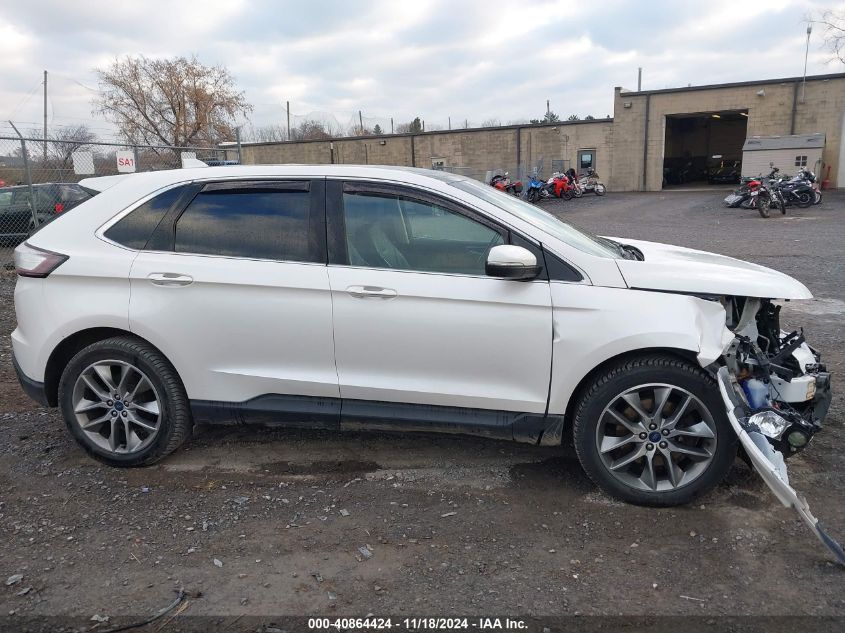 2015 Ford Edge Titanium VIN: 2FMPK4K83FBB88132 Lot: 40864424