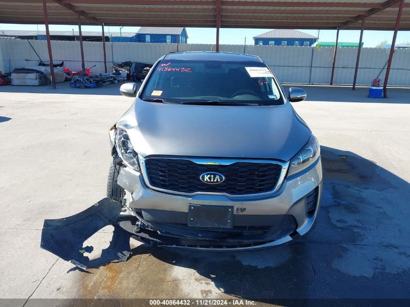 2019 Kia Sorento 2.4L Lx VIN: 5XYPG4A38KG509633 Lot: 40864432