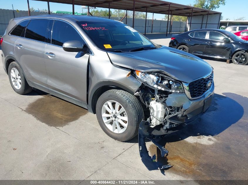 2019 Kia Sorento 2.4L Lx VIN: 5XYPG4A38KG509633 Lot: 40864432