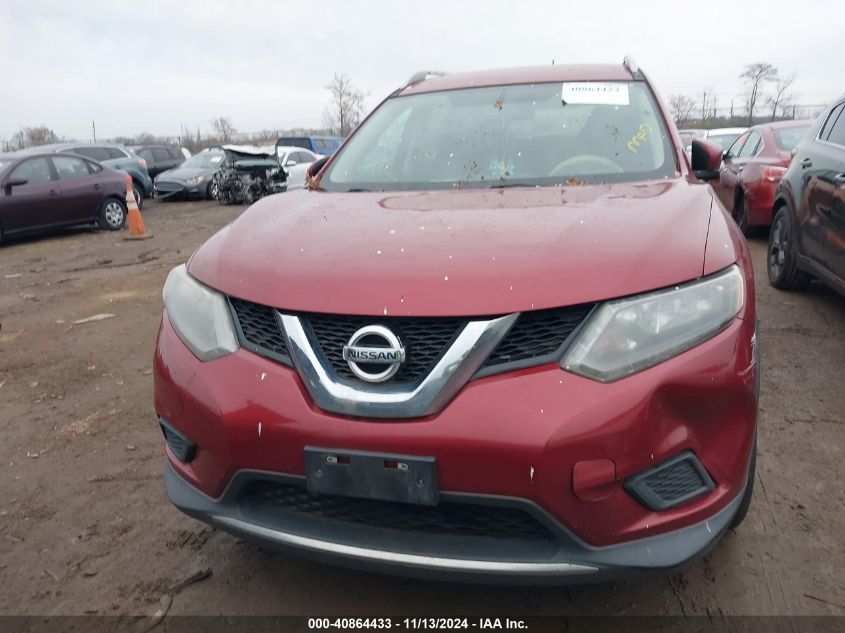 2015 Nissan Rogue Sv VIN: 5N1AT2ML1FC849424 Lot: 40864433