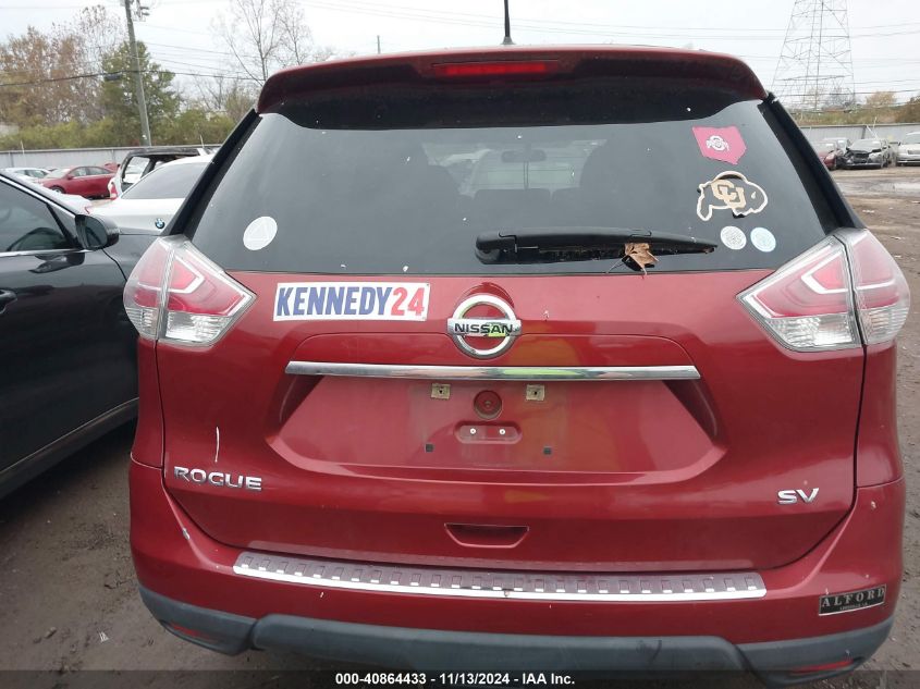 2015 Nissan Rogue Sv VIN: 5N1AT2ML1FC849424 Lot: 40864433