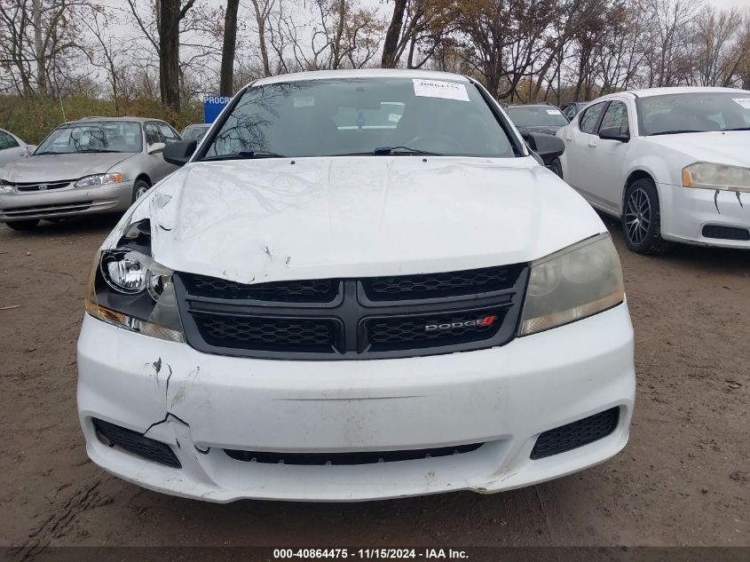 2014 Dodge Avenger Se VIN: 1C3CDZAB5EN175509 Lot: 40864475