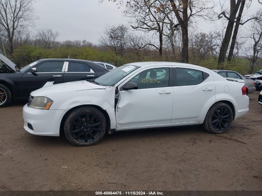 2014 Dodge Avenger Se VIN: 1C3CDZAB5EN175509 Lot: 40864475