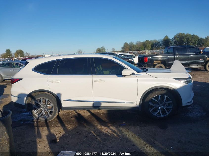 2022 Acura Mdx Technology Package VIN: 5J8YD9H46NL006783 Lot: 40864477