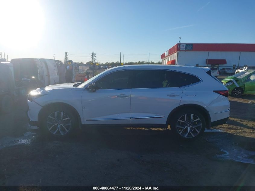 2022 Acura Mdx Technology Package VIN: 5J8YD9H46NL006783 Lot: 40864477