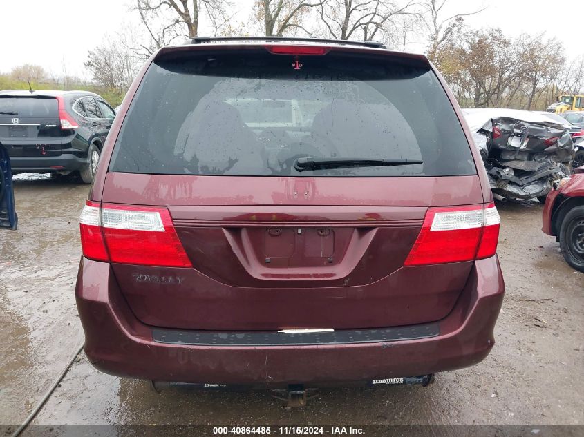 2007 Honda Odyssey Ex-L VIN: 5FNRL38717B431590 Lot: 40864485