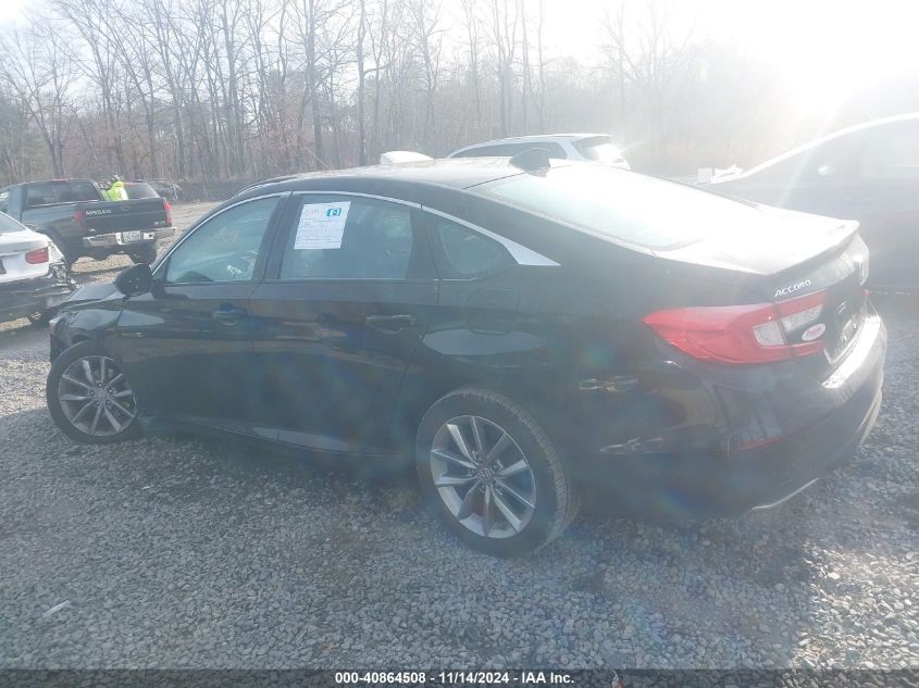 2021 Honda Accord Lx VIN: 1HGCV1F13MA033273 Lot: 40864508