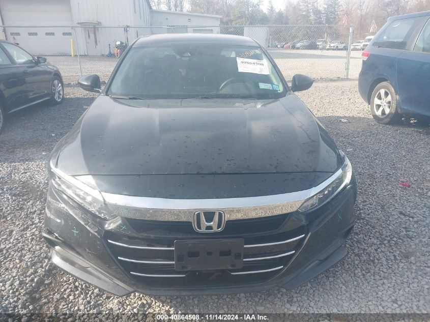 2021 Honda Accord Lx VIN: 1HGCV1F13MA033273 Lot: 40864508