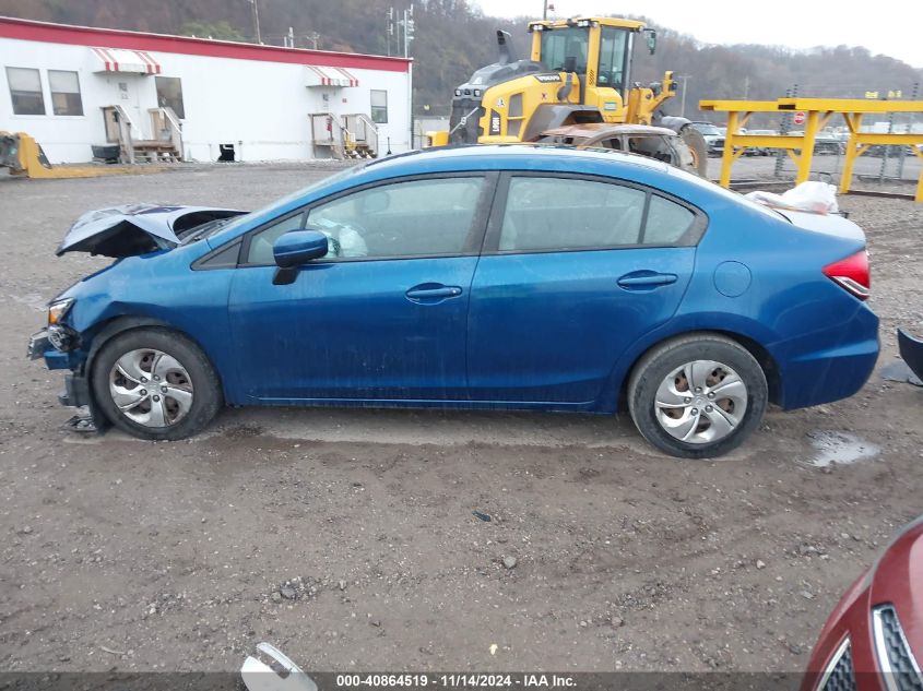 2015 Honda Civic Lx VIN: 2HGFB2F56FH554264 Lot: 40864519